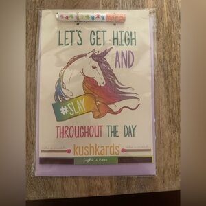 Unicorn Party Invitation Card - Multicolor
